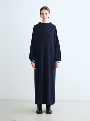 Wool outfit high neck dress 詳細画像