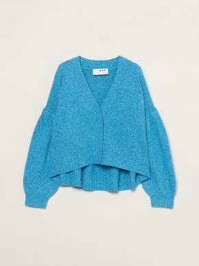 Melange wide cardigan 詳細画像