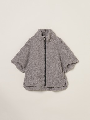 Poodle boa poncho vest 詳細画像