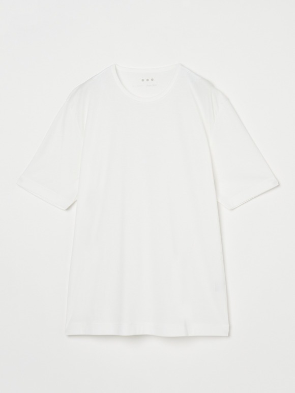 Men's silky paper cotton s/s crew