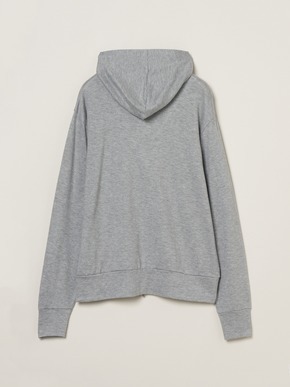 Brushed sweater zip up hoody 詳細画像