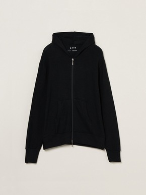 Brushed sweater zip up hoody 詳細画像