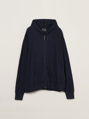 Brushed sweater zip up hoody 詳細画像