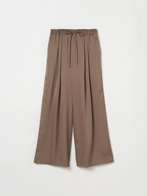 Silky twill semi wide pants 詳細画像