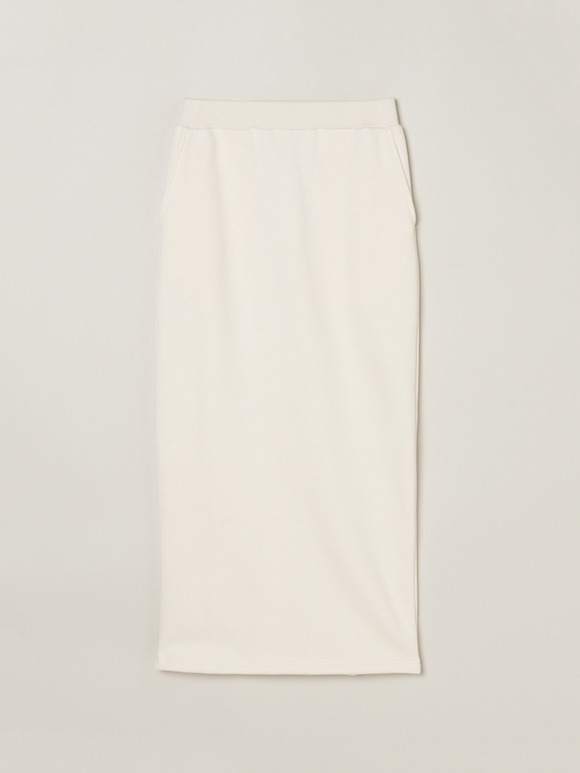 Sleek terry skirt