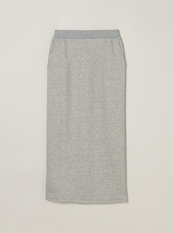 Sleek terry skirt
