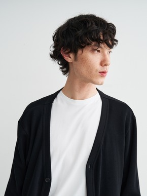 Men's souffle cotton cardigan 詳細画像