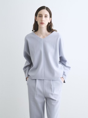 Wooly jersey cocoon pullover 詳細画像