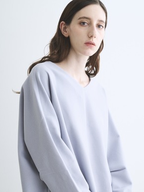 Wooly jersey cocoon pullover 詳細画像