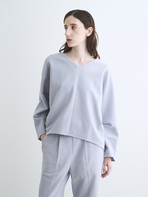 Wooly jersey cocoon pullover 詳細画像