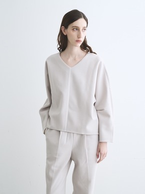 Wooly jersey cocoon pullover 詳細画像