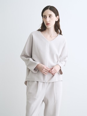 Wooly jersey cocoon pullover 詳細画像