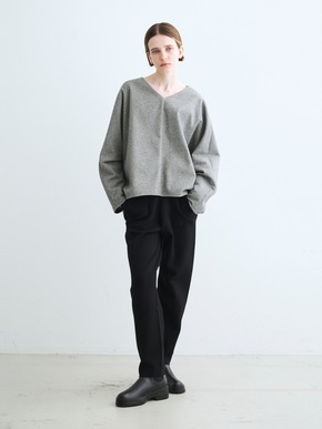 Wooly jersey cocoon pullover 詳細画像