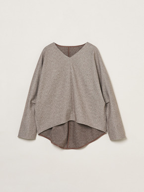 Wooly jersey cocoon pullover 詳細画像