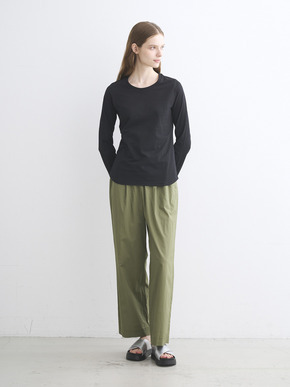 Powdery cotton l/s crew neck 詳細画像