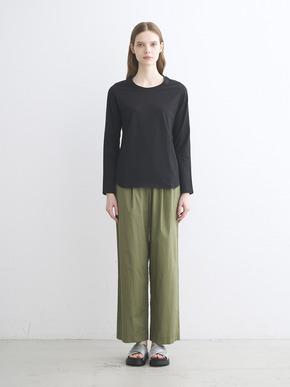 Powdery cotton l/s crew neck 詳細画像