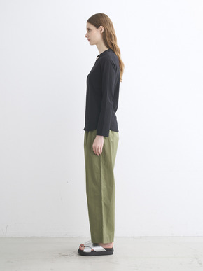 Powdery cotton l/s crew neck 詳細画像