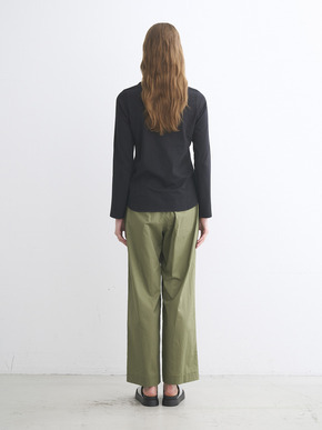 Powdery cotton l/s crew neck 詳細画像