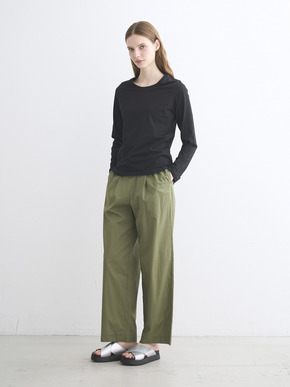 Powdery cotton l/s crew neck 詳細画像