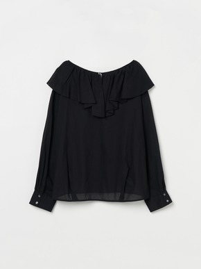 Cotton loan flair collar shirt 詳細画像