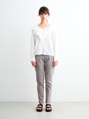 Cotton loan flair collar shirt 詳細画像