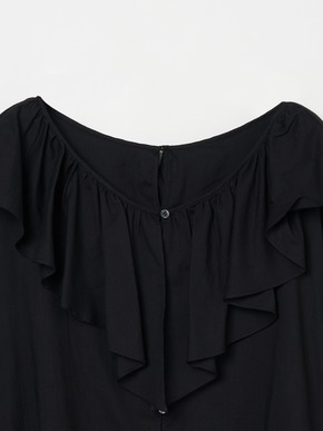 Cotton loan flair collar shirt 詳細画像