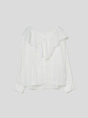 Cotton loan flair collar shirt 詳細画像