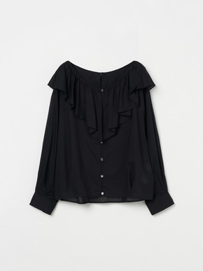 Cotton loan flair collar shirt 詳細画像