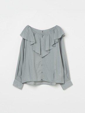 Cotton loan flair collar shirt 詳細画像