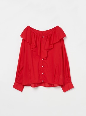 Cotton loan flair collar shirt 詳細画像