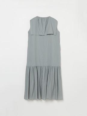 Cotton lawn big collar dress 詳細画像