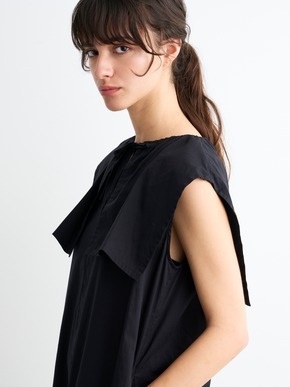 Cotton lawn big collar dress 詳細画像