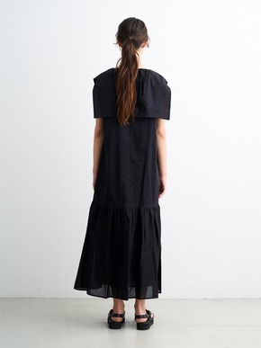 Cotton lawn big collar dress 詳細画像