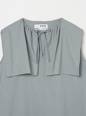 Cotton lawn big collar dress 詳細画像