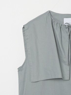 Cotton lawn big collar dress 詳細画像