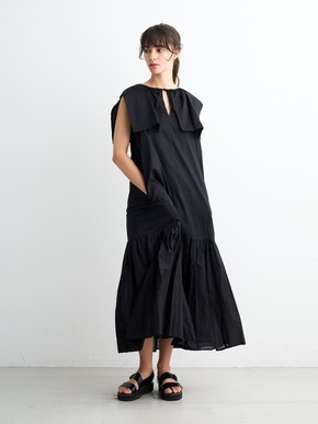 Cotton lawn big collar dress 詳細画像