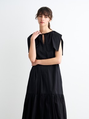 Cotton lawn big collar dress 詳細画像