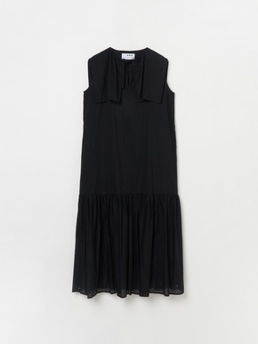 Cotton lawn big collar dress 詳細画像