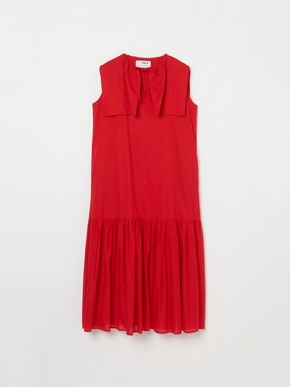 Cotton lawn big collar dress 詳細画像