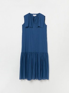 Cotton lawn big collar dress 詳細画像