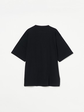 Men's Organic cotton knit layered crew neck 詳細画像