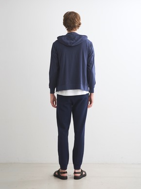 Men's sanded jersey zip hoody 詳細画像