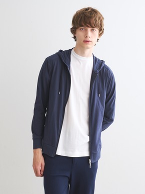 Men's sanded jersey zip hoody 詳細画像