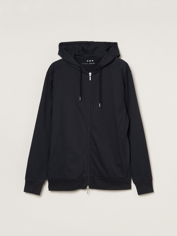 Men's sanded jersey zip hoody