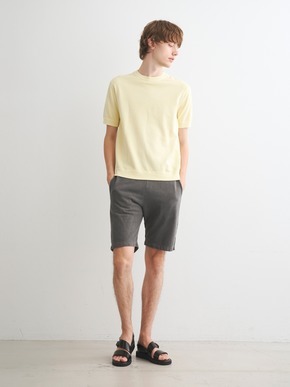 Men's Pigment dye organic cotton s/s crew 詳細画像