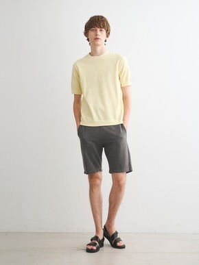 Men's Pigment dye organic cotton s/s crew 詳細画像