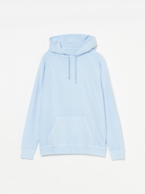 Men's Pigment dye organic cotton pull hoody 詳細画像