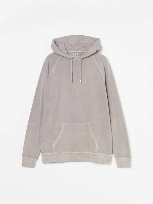 Men's Pigment dye organic cotton pull hoody