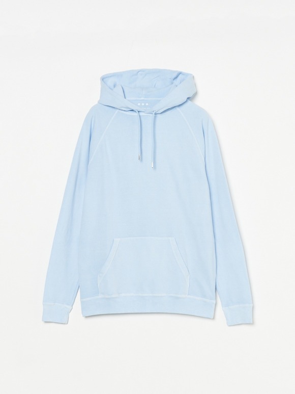 Men's Pigment dye organic cotton pull hoody