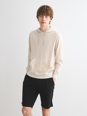 Men's gauze french terry pull hoody 詳細画像